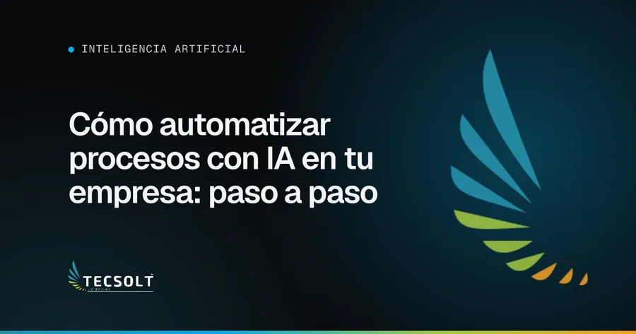 Portada del artículo: Cómo automatizar procesos con IA en tu empresa: paso a paso