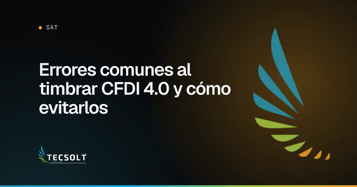 Portada del artículo: Errores comunes al timbrar CFDI 4.0 y cómo evitarlos