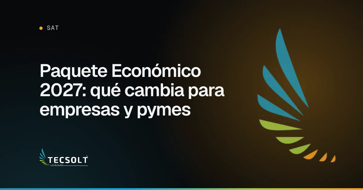 Portada del artículo: Paquete Económico 2027: qué cambia para empresas y pymes